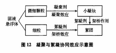 圖12絮凝與絮凝協(xié)同效應(yīng)示意圖