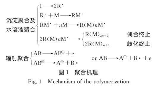 圖1聚合機理